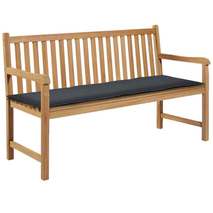 Garden Bench Cushion Gray 78.7"x19.7"x1.2"