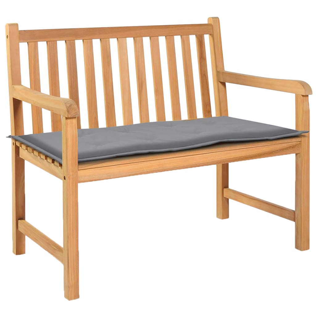 Garden Bench Cushion Gray 78.7"x19.7"x1.2"