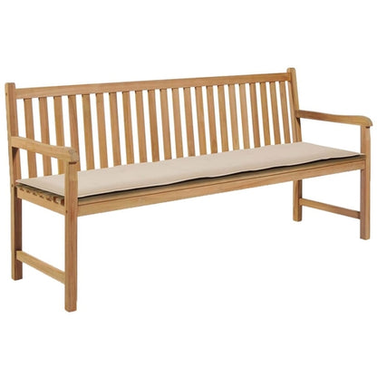 Garden Bench Cushion Gray 78.7"x19.7"x1.2"