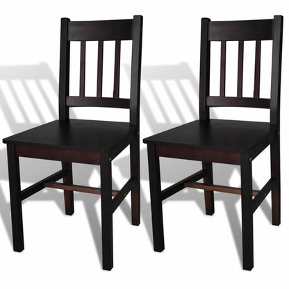 Dining Chairs 6 pcs White Pinewood