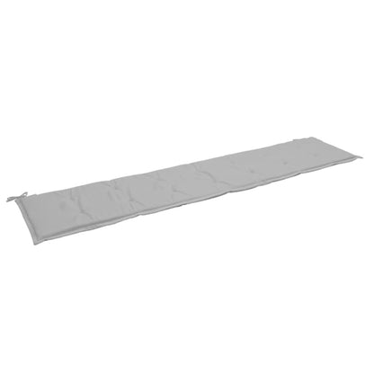 Garden Bench Cushion Gray 78.7"x19.7"x1.2"