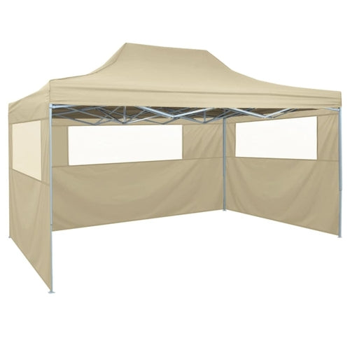 Professional Folding Party Tent with 3 Sidewalls 118.1"x157.5"