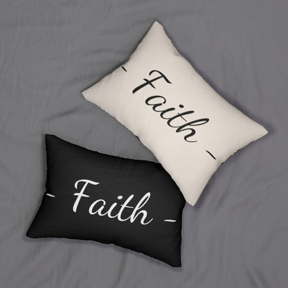 Decorative Throw Pillow - Double Sided Sofa Pillow / Faith - Beige