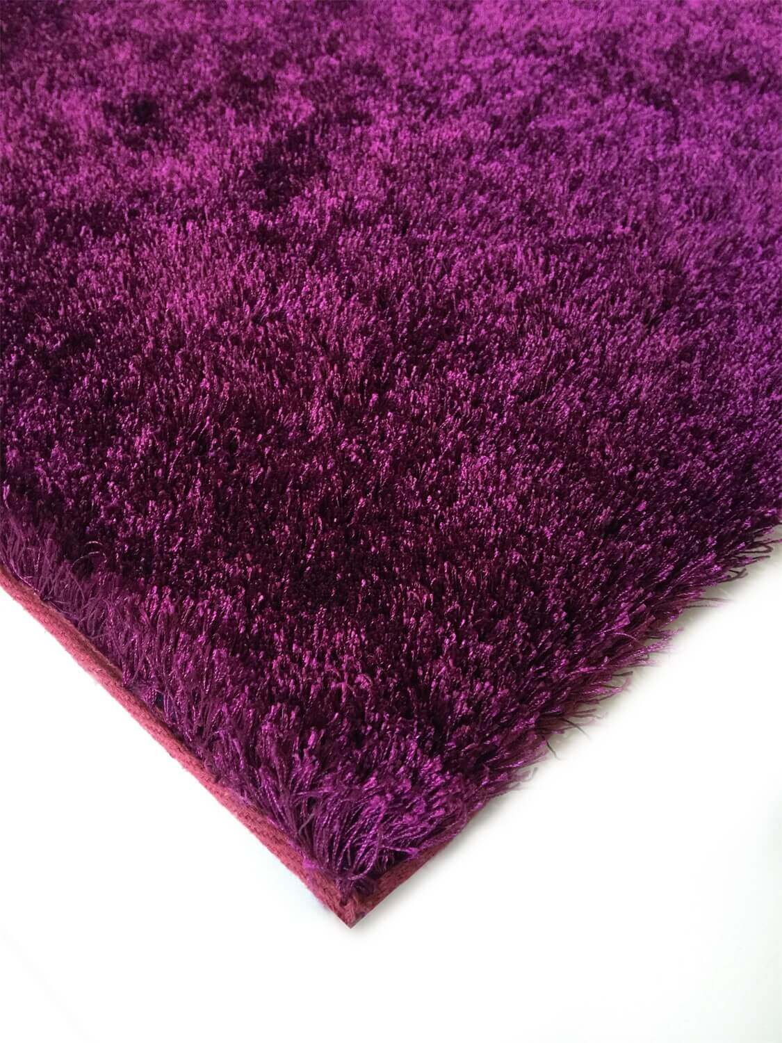 Fuzzy Magenta Area Rug