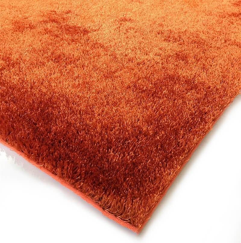 Fuzzy Rust Area Rug