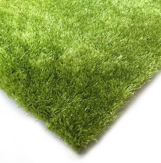 Fuzzy Lime Area Rug