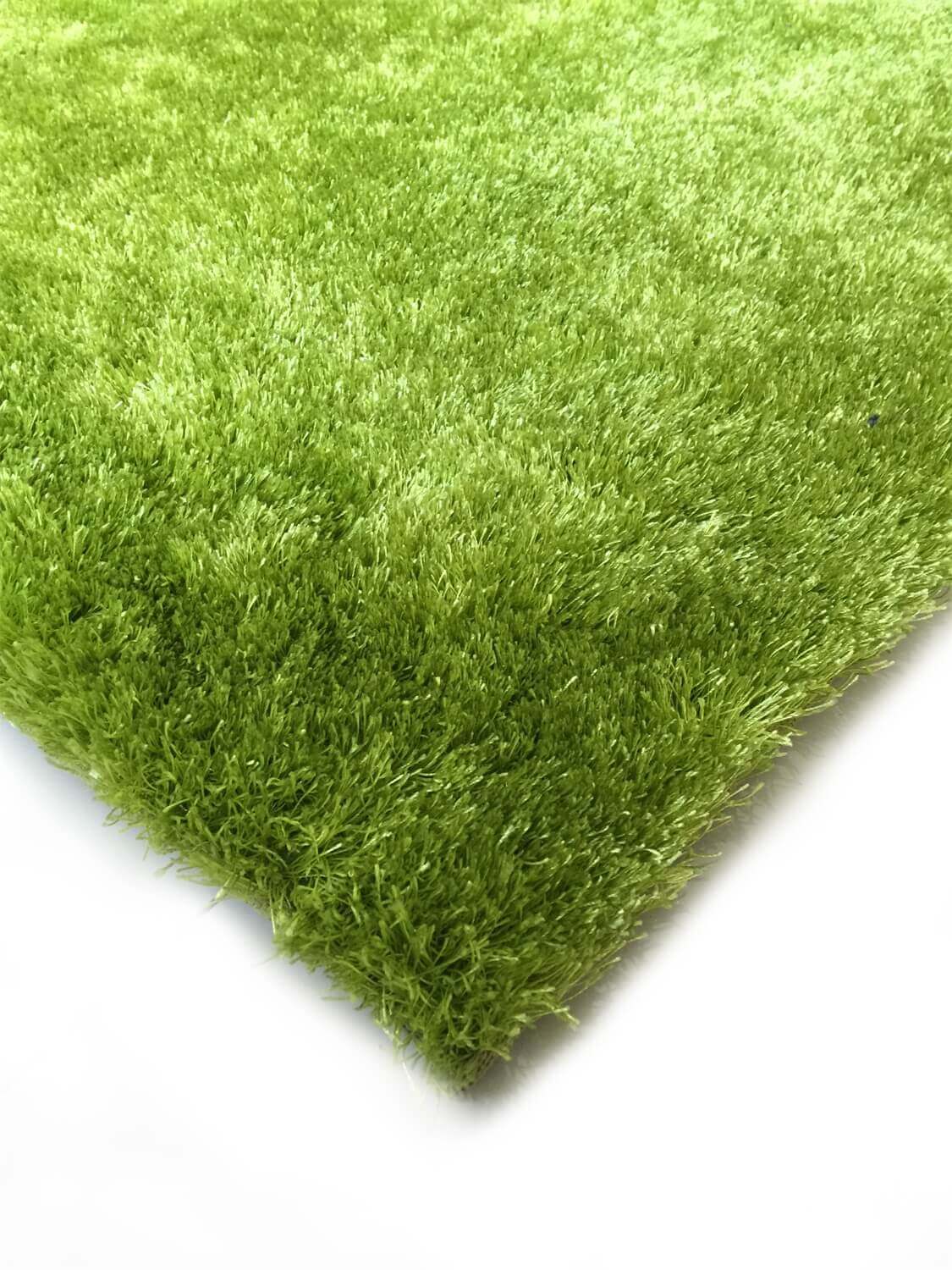 Fuzzy Lime Area Rug