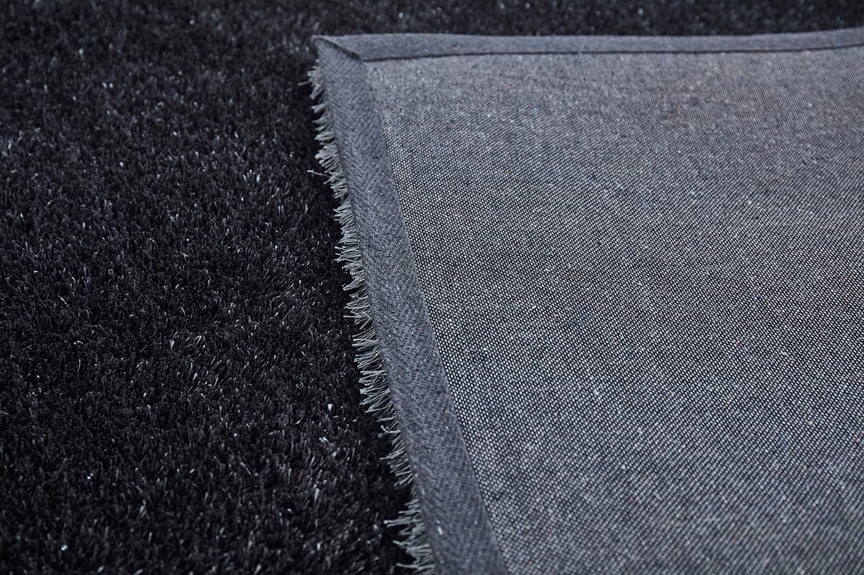 Fuzzy Grey Area Rug