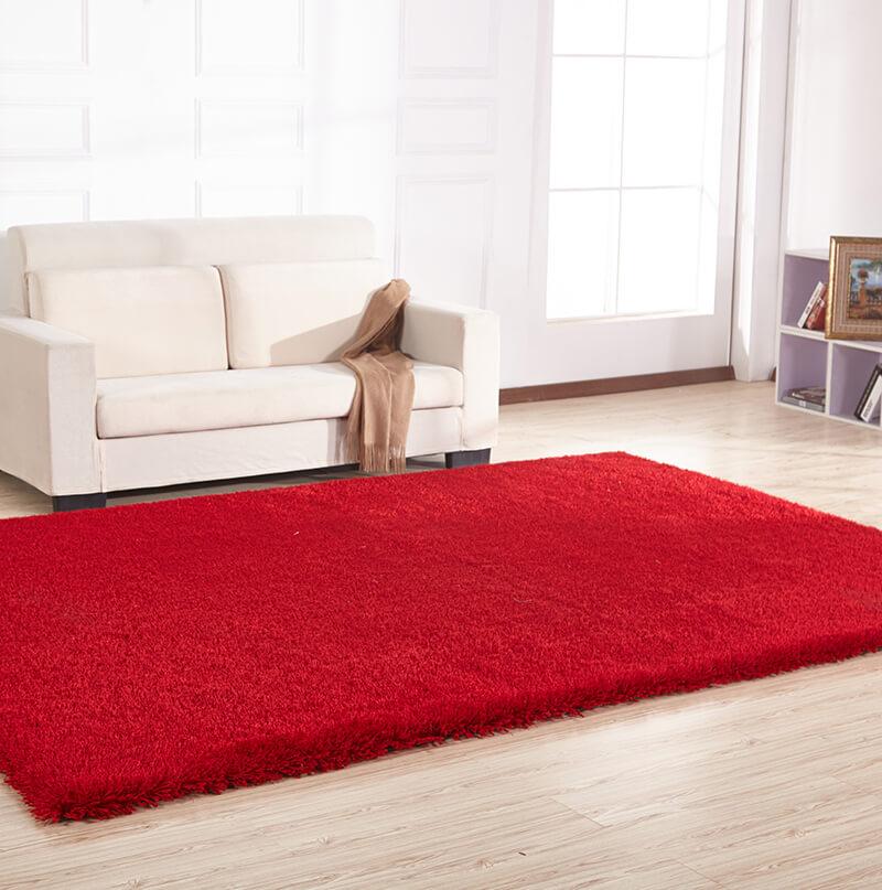 Chubby Red Area Rug