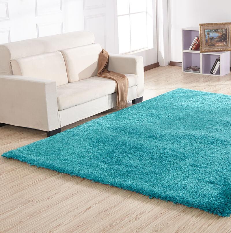 Chubby Turquoise Area Rug