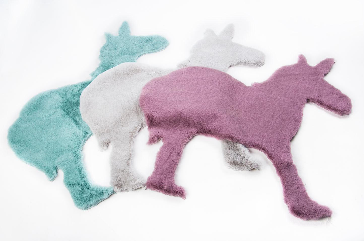 Audrey Lara Kids Unicorn Shaped Area Rug