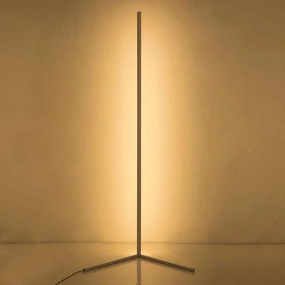 Corner Floor Lamp, Minimalist RGB LED Light