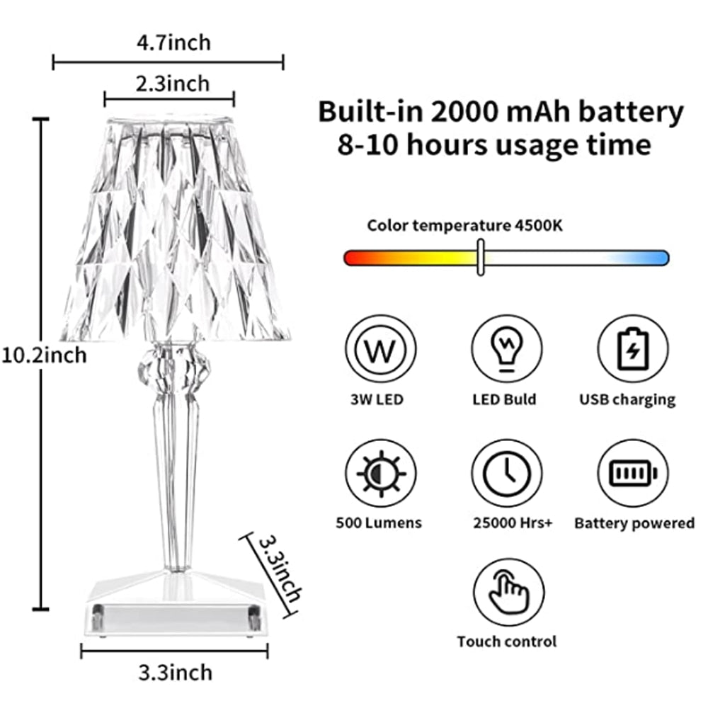 Diamond Table Lamp