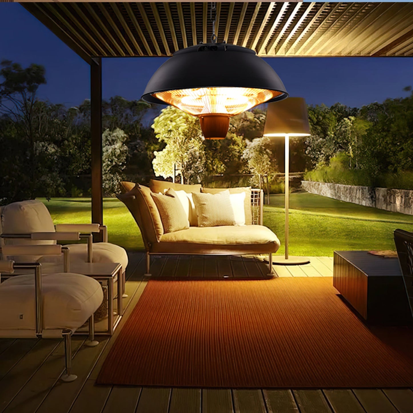 Indoor Outdoor Heating Pendant Lamp