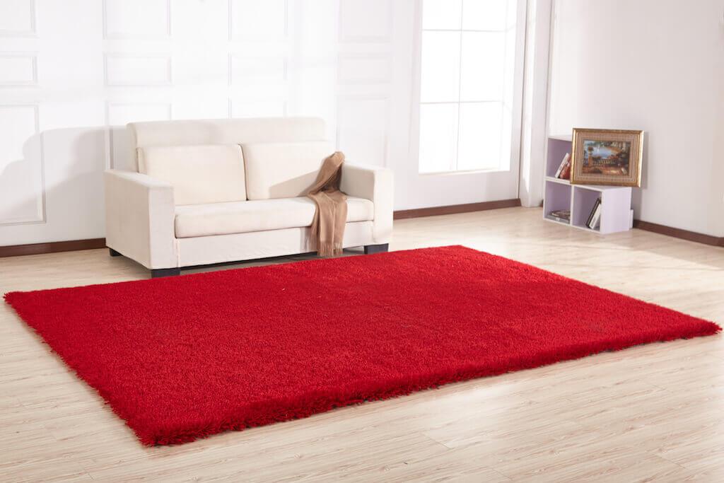 Chubby Red Area Rug