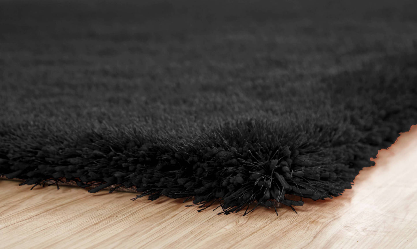 Chubby Black Area Rug