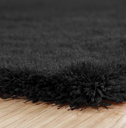 Chubby Black Area Rug