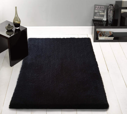 Chubby Black Area Rug