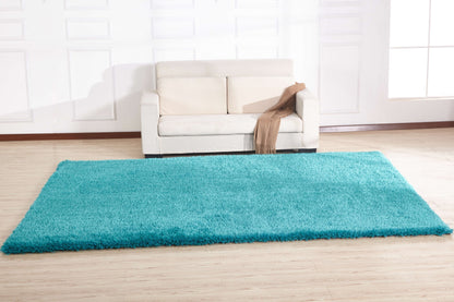 Chubby Turquoise Area Rug