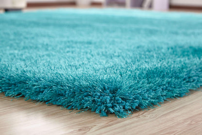 Chubby Turquoise Area Rug