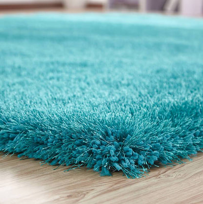 Chubby Turquoise Area Rug