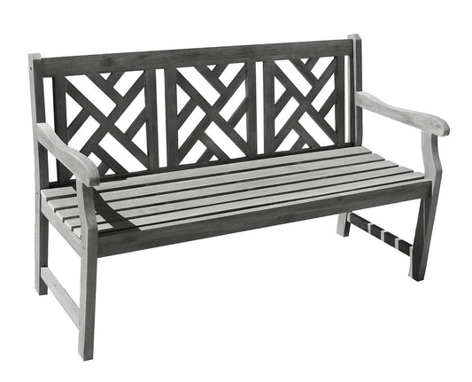 Renaissance Outdoor Hand-scraped Wood 5-foot Garden Bench - 35"H