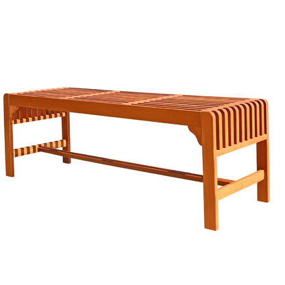 Vifah V1400 Backless 3-Seat Bench