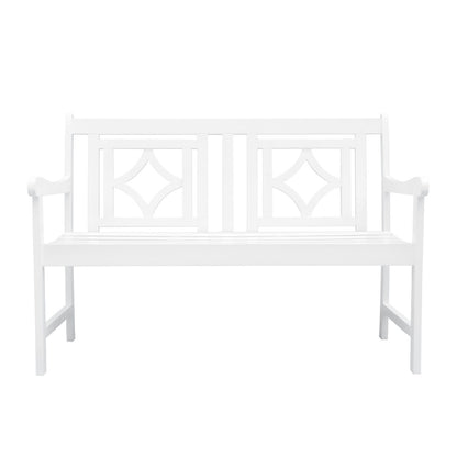 Bradley Outdoor Patio Diamond 4-foot Bench