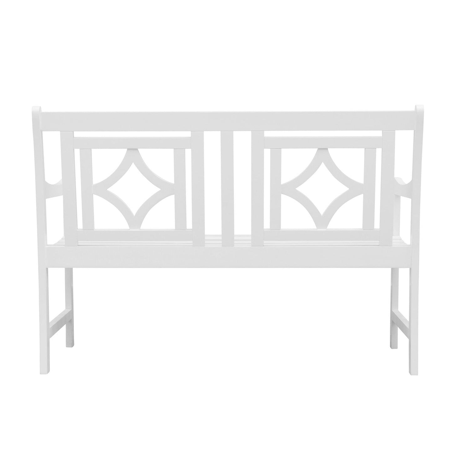 Bradley Outdoor Patio Diamond 4-foot Bench