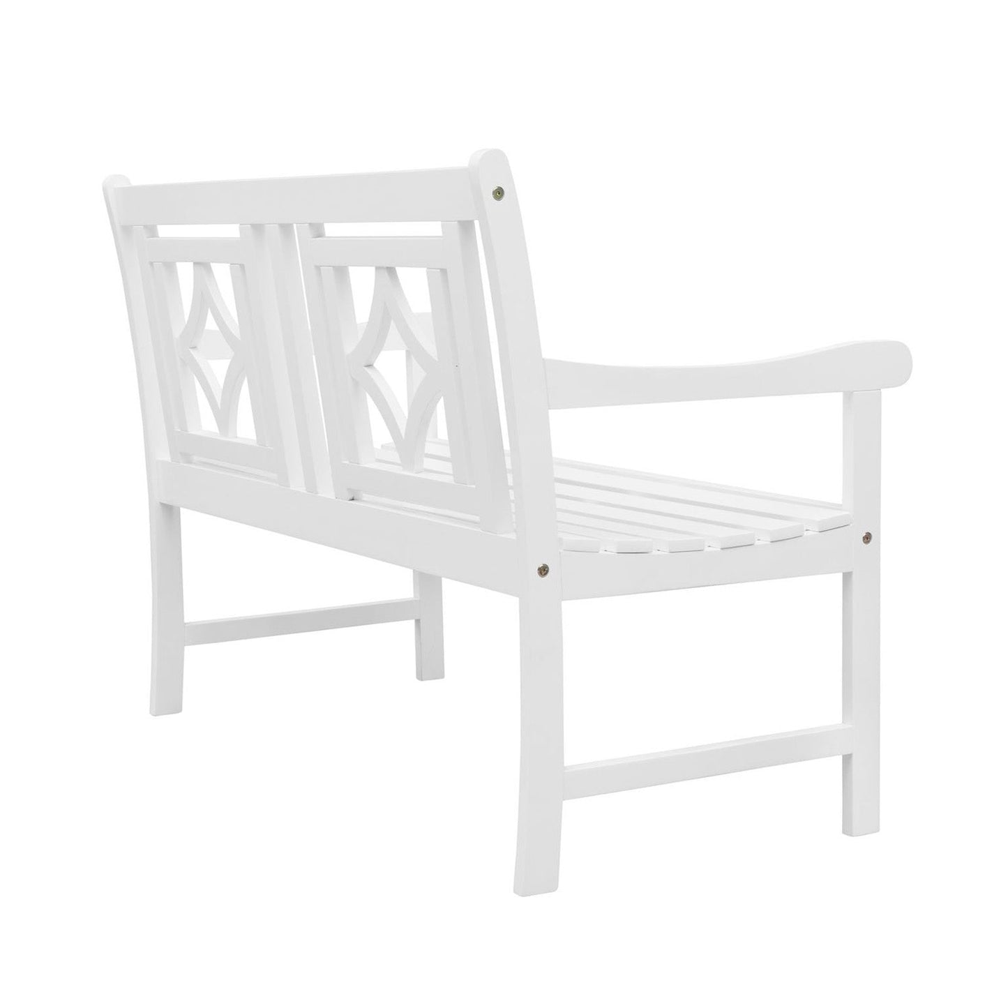 Bradley Outdoor Patio Diamond 4-foot Bench