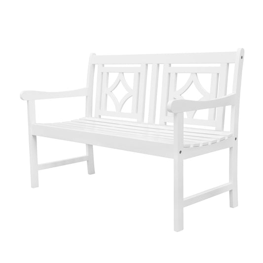 Bradley Outdoor Patio Diamond 4-foot Bench