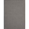 Positano Indoor/Outdoor Charcoal 7' x 10' Area Rug, (7x10)