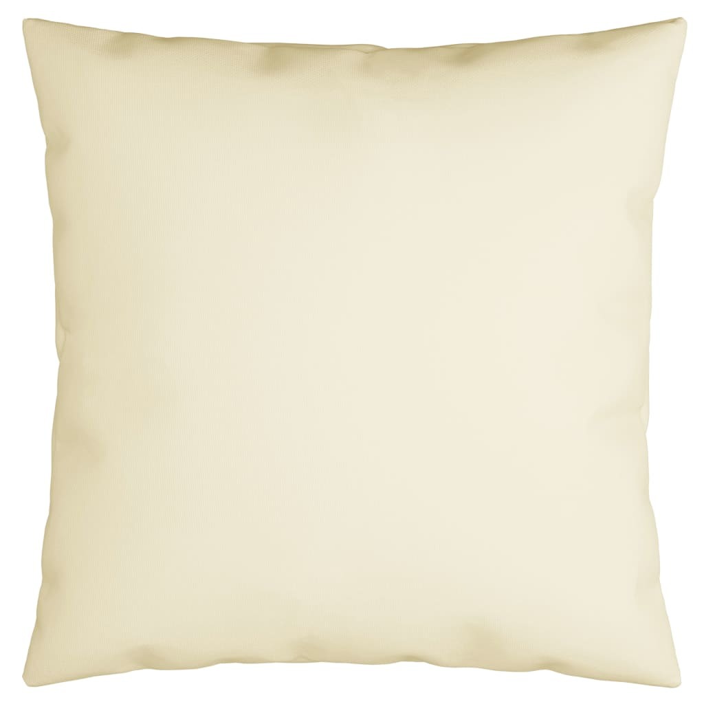 Throw Pillows 4 pcs Cream 15.7"x15.7" Fabric